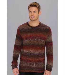 Perry Ellis Wool/Acrylic Crew Sweater Mens Sweater (Brown)