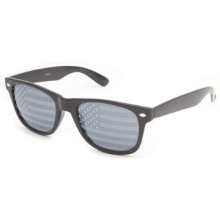 Flag It Classic Sunglasses Black/White One Size For Men 231332125