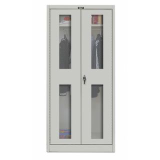 Hallowell 800 Series 36 Stationary Wardrobe Cabinet 835W24EVA Color Platinu