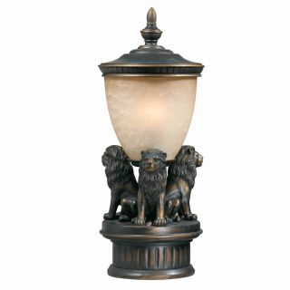 Triarch International Lion 1 light 29 inch Outdoor Pier Light