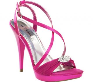 Womens Pleaser Revel 07   Fuchsia Satin Evening Sandals