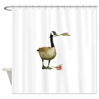  Canada Goose Rose Shower Curtain