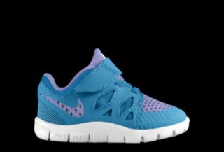 Nike Free 5.0 iD Custom Toddler Kids Shoes (2c 10c)   Blue