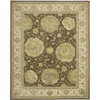 Nourison 3000 Hand tufted Brown Rug (56 X 86)