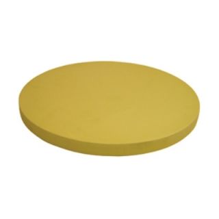 Update International Round Cutting Board   14x1 Synthetic Rubber
