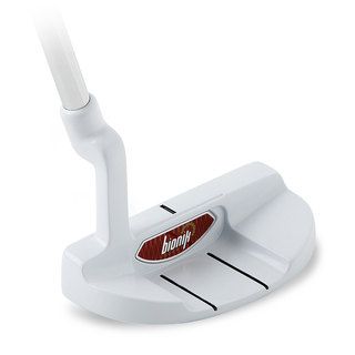 Bionik 105 White Nano Putter (Silver/red/whiteDimensions 36 inches long x 5 inches wide x 4 inches deepWeight 1.5 poundsSet includes One (1) Zinc PutterThis club is being custom built for you. Please allow 10 business days for the product to leave our 