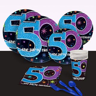 The Party Continues At 50 Basic Party Pack