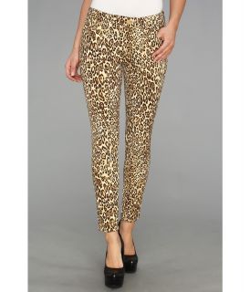 7 For All Mankind The Crop Skinny in Cheetah Print Womens Jeans (Animal Print)
