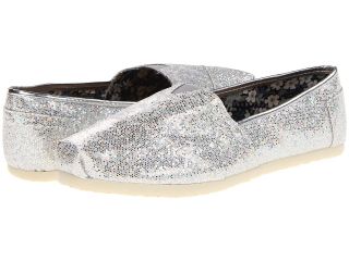 Roper Glitter Canvas Slip On Womens Slip on Shoes (Silver)