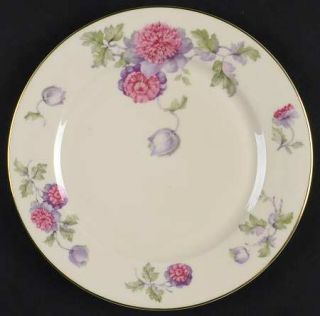 Heinrich   H&C 11898 Salad Plate, Fine China Dinnerware   Senta Shape, Purple/Pi