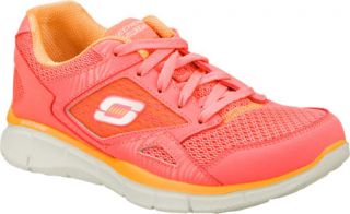 Womens Skechers Equalizer   Pink/Orange Casual Shoes