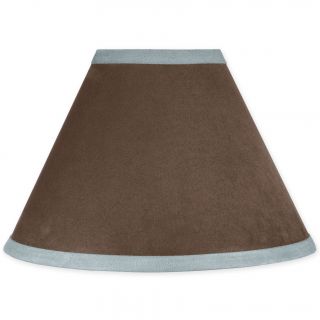 Sweet Jojo Designs Soho Blue And Brown Microsuede Lamp Shade (Brown/ blueDimensions 7 inches high x 10 inches bottom diameter x 4 inches top diameterMaterial 100 percent microsuedeLamp base is NOT includedThe digital images we display have the most accu