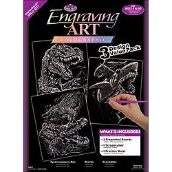 Holographic Predator Engraving Art Value Pack (package Of 3)