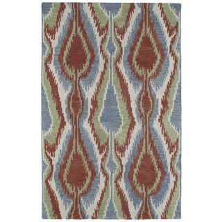 Retreat Multi Ikat Hand Tufted Wool Rug (30 X 50)