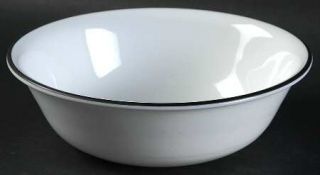 Corning Brilliant Black Beads Soup/Cereal Bowl, Fine China Dinnerware   Livingwa