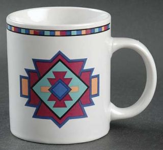 Meiwa Tahoe Mug, Fine China Dinnerware   Multicolored, Southwestern Designs