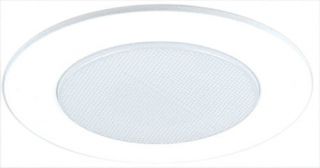 Elco Lighting EL512SH Recessed Lighting Trim, 5 Line Voltage Shower Trim with Albalite Lens White