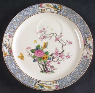 Lenox China Ming Birds (Older,Cream,Black/Greenstamp Snack Plate, Fine China Din