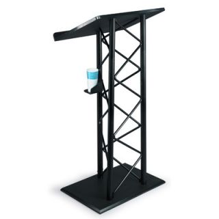 AmpliVox Sound Systems Truss Lectern in Black Anodized SN3185