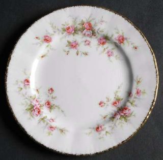 Paragon Victoriana Rose Bread & Butter Plate, Fine China Dinnerware   Pink Roses