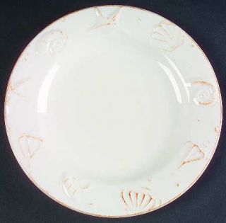 Thomson Hampton Salad Plate, Fine China Dinnerware   All Rustic White,Embossed S
