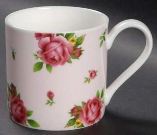 Royal Albert New Country Roses Pink Mug, Fine China Dinnerware   Pink Roses On L