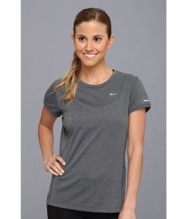 Nike Miler S/S Crew Top Womens T Shirt (Gray)