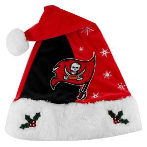 Tampa Bay Buccaneers Forever Collectibles Team Logo Santa Hat