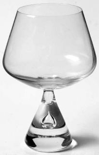 Holmegaard Princess Brandy Glass   Air Bubble Stem,Plain,No Trim
