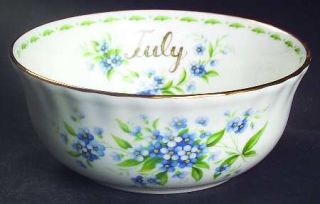 Royal Albert Flower Of The Month (Newer, Montrose) Oatmeal Bowl, Fine China Dinn
