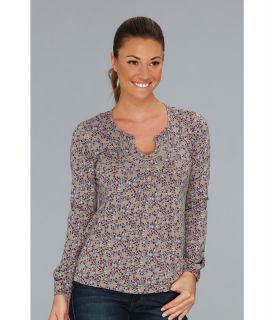 Royal Robbins Bryce Print L/S Top Womens Long Sleeve Pullover (Purple)