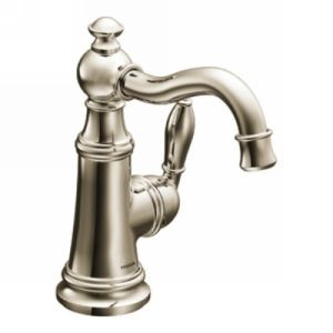 Moen S42107NL Weymouth One handle high arc bathroom faucet
