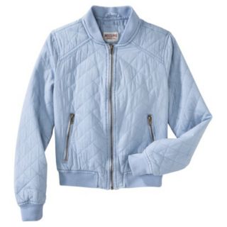 Mossimo Supply Co. Juniors Quilted Jacket  Light Blue XL