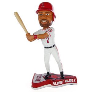 Los Angeles Angels of Anaheim Albert Pujols Forever Collectibles Pennant Base Bobble