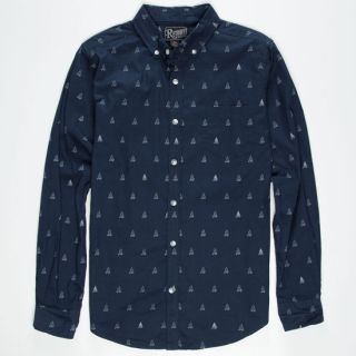 Campfire Boys Shirt Navy In Sizes Large, Small, X Large, Medium For Wo