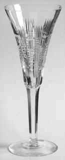 Waterford Dungarvin Fluted Champagne   Cut Vertical & Horizontal Decor