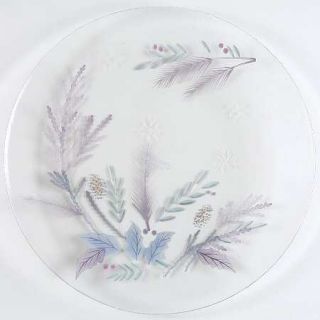 Pfaltzgraff Winter Frost Glassware Salad Plate, Fine China Dinnerware   Lavender