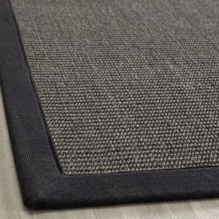 Hand woven Natural Fiber Serenity Charcoal Sisal Rug (8 X 10)