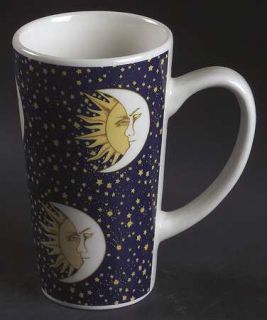 Majesticware Celestial Latte Mug, Fine China Dinnerware   Casual Settings,Stars,