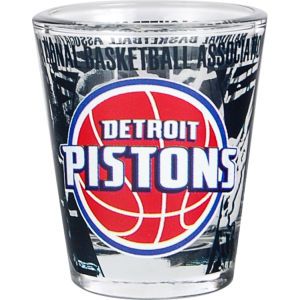 Detroit Pistons 3D Wrap Color Collector Glass