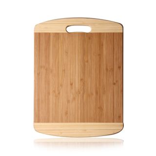 Adeco Natural Bamboo Lightweight Chopping Board