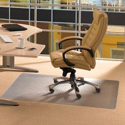 Floortex Cleartex Advantagemat Rectangular Pvc Chair Mat (46 X 60) For Carpet