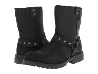SKECHERS Zenith Zip Up Mens Boots (Black)