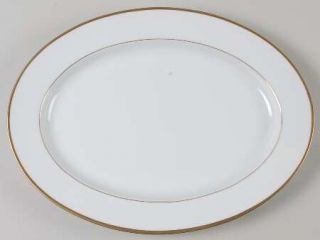 Noritake Heritage 13 Oval Serving Platter, Fine China Dinnerware   White Backgr