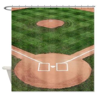  Baseball Diamond Shower Curtain  Use code FREECART at Checkout