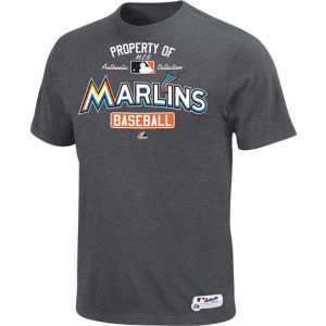 Miami Marlins Majestic MLB AC Property Of T Shirt 2013