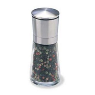 Olde Thompson Peppermill, Bavaria, Glass W/Brushed SS Top, 5 1/2 in