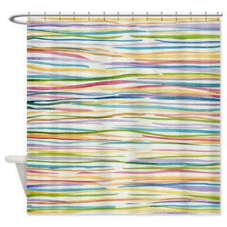  Watercolor lines Shower Curtain  Use code FREECART at Checkout