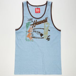 In Hawaii Mens Tank Blue In Sizes X Large, Xx Large, Medium, Large, Small