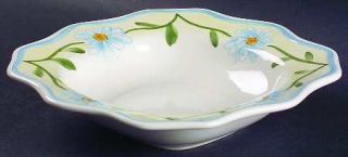 Block China Daisy Chain Soup/Cereal Bowl, Fine China Dinnerware   Daisies,Leaves